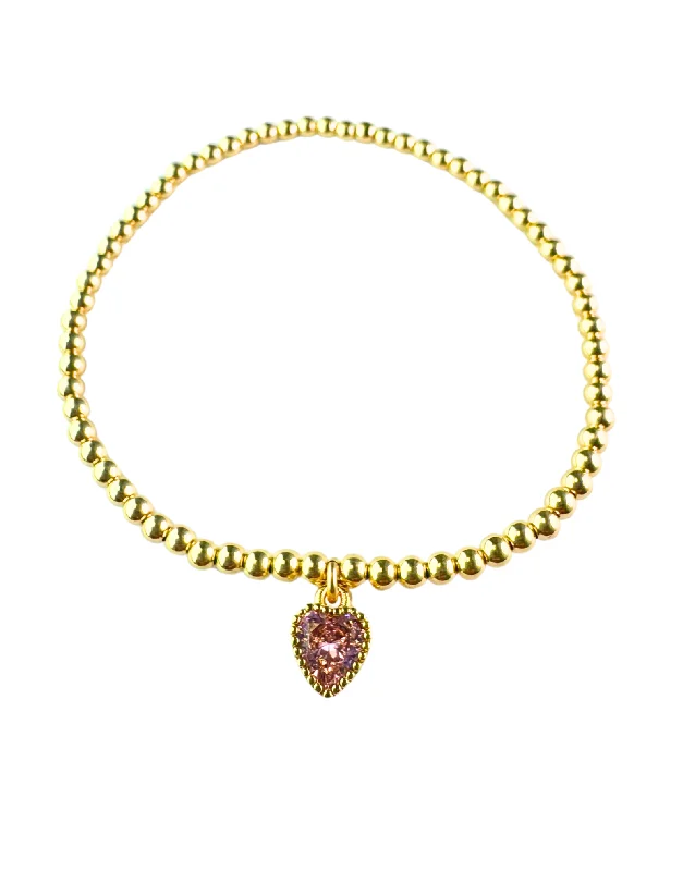Unlock Unbeatable Jewelry Deals Before They’Re Gone "VINTAGE HEART" Charm Gold Filled Ball Beaded Bracelet Unlock Unbeatable Jewelry Deals Before They’Re Gone "VINTAGE HEART" Charm Gold Filled Ball Beaded Bracelet