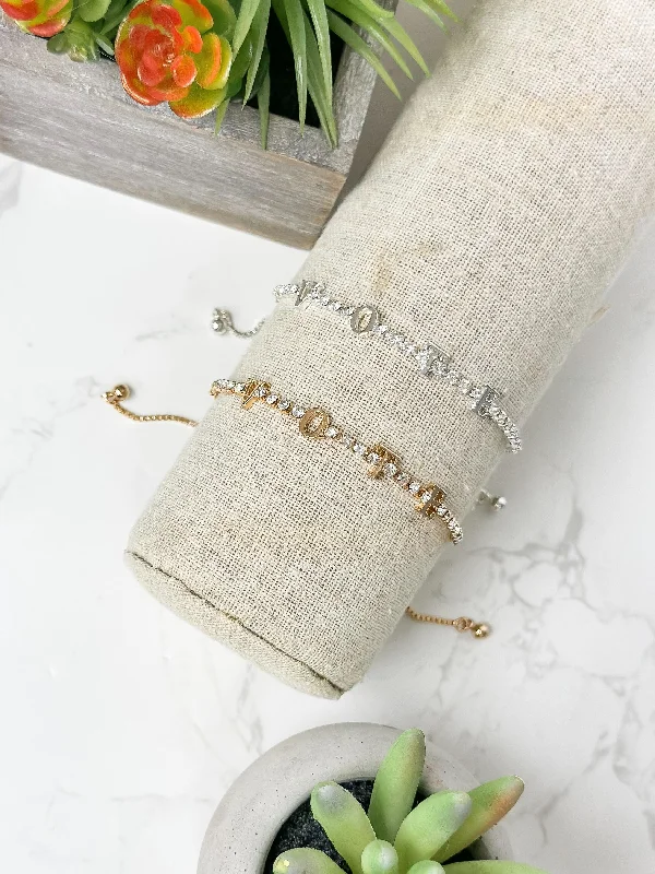 Personalized Jewelry Sale – Meaningful Gifts At Great Prices 'Vote' Adjustable Bracelet - Choice of Color Personalized Jewelry Sale – Meaningful Gifts At Great Prices 'Vote' Adjustable Bracelet - Choice of Color