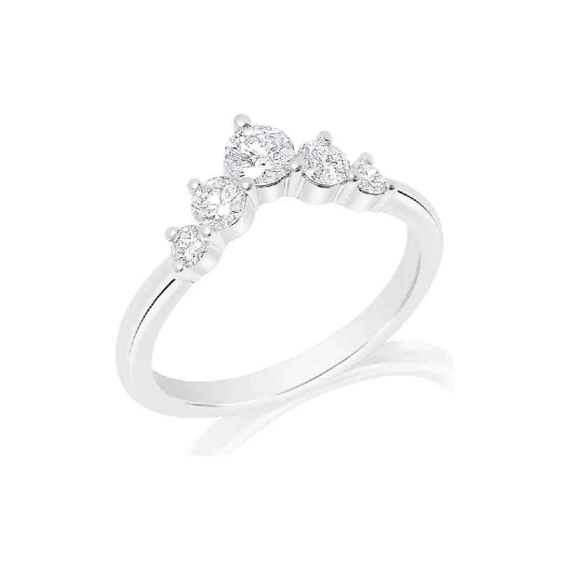 Unlock Unbeatable Jewelry Deals Before They’Re Gone 0.58 ctw Diamond Contour Band