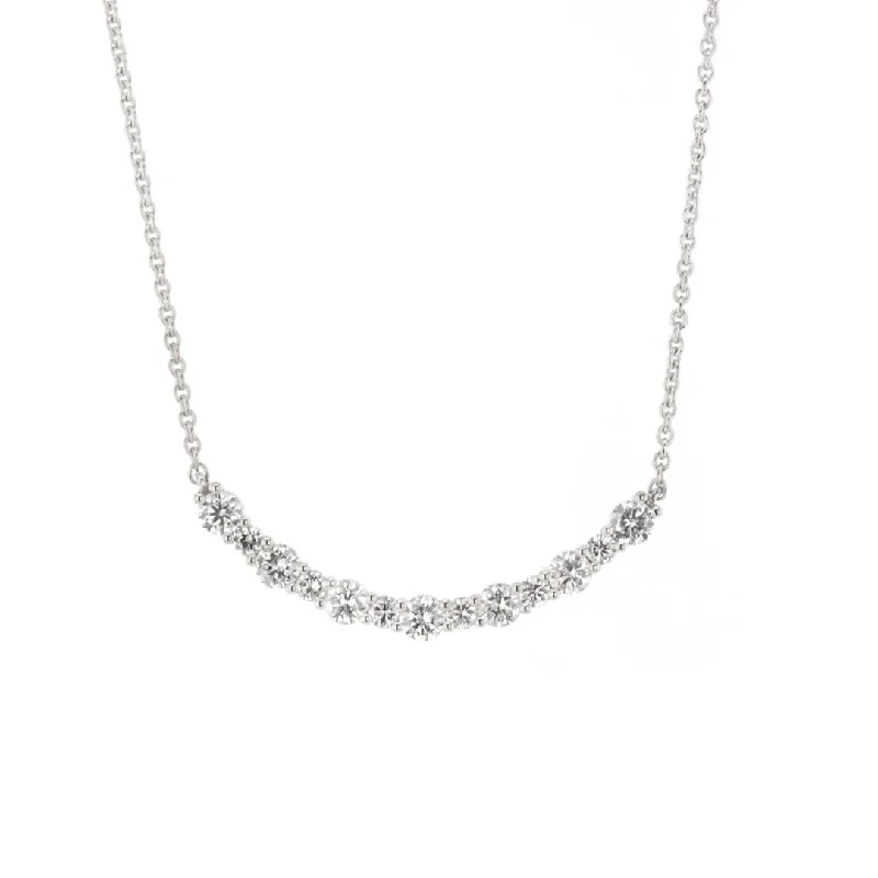 Stunning Jewelry Pieces At The Lowest Prices Ever 1.50 ctw Diamond Curved Bar Necklace Stunning Jewelry Pieces At The Lowest Prices Ever 1.50 ctw Diamond Curved Bar Necklace