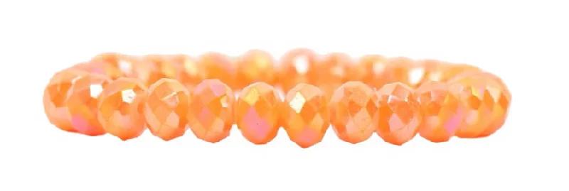 Special Deals On Handcrafted And Designer Jewelry Stacker Stretch Bracelet - Hot Orange Special Deals On Handcrafted And Designer Jewelry Stacker Stretch Bracelet - Hot Orange