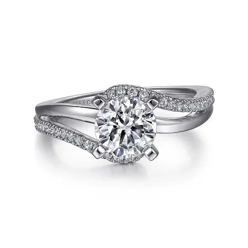 Dazzling Deals On Necklaces, Bracelets, And More 14K White Gold Round Bypass Diamond Engagement Ring Dazzling Deals On Necklaces, Bracelets, And More 14K White Gold Round Bypass Diamond Engagement Ring
