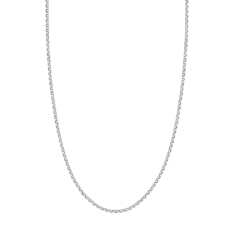Chic And Stylish Jewelry At Discounted Prices 14W 2.5mm Rolo Chain w/ Lobster Clasp 18" Chic And Stylish Jewelry At Discounted Prices 14W 2.5mm Rolo Chain w/ Lobster Clasp 18"