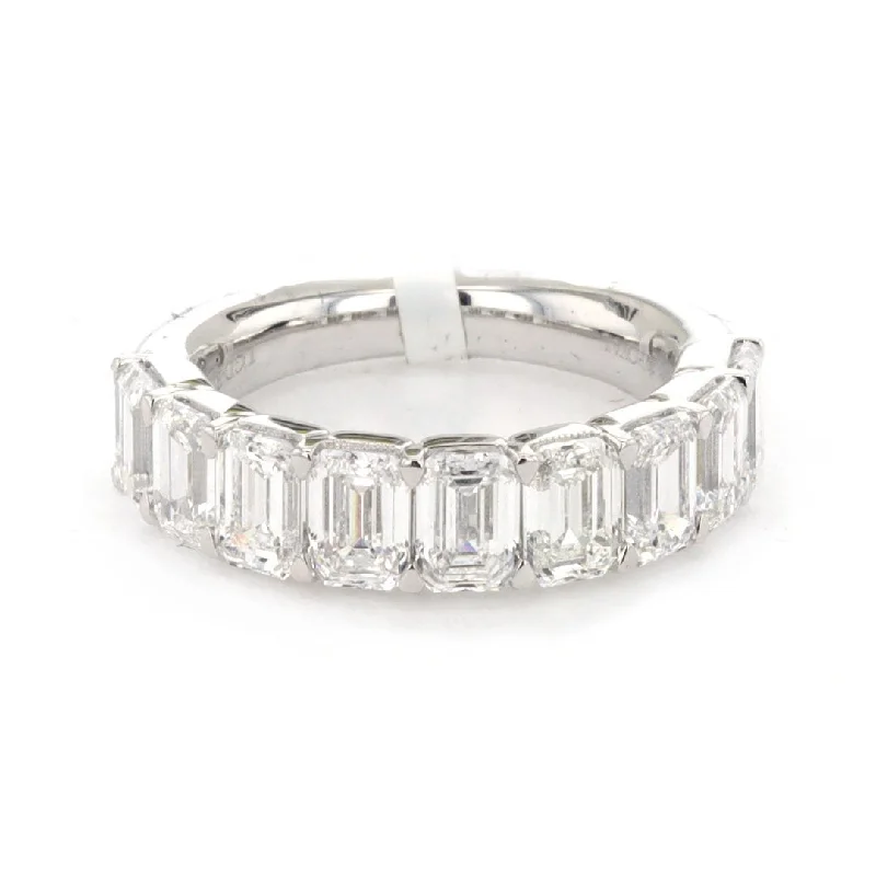 Limited-Stock Jewelry Sale – Once It's Gone, It's Gone 4.60 ctw Lab Grown Diamond Emerald Cut Band Limited-Stock Jewelry Sale – Once It's Gone, It's Gone 4.60 ctw Lab Grown Diamond Emerald Cut Band