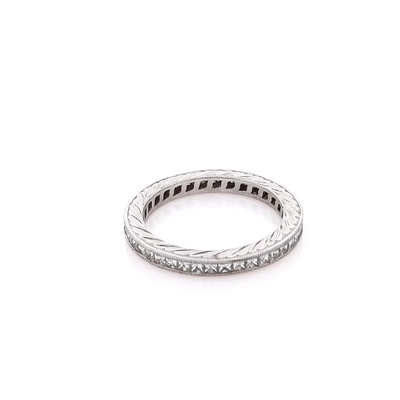 Get Ready To Sparkle – Special Jewelry Discounts Estate Tacori Platinum Eternity Princess Cut Diamond Wedding Band Get Ready To Sparkle – Special Jewelry Discounts Estate Tacori Platinum Eternity Princess Cut Diamond Wedding Band