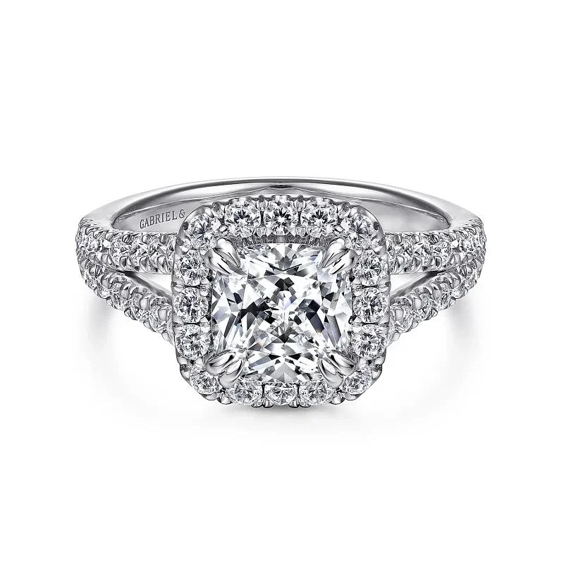 Exclusive Jewelry Markdowns – Limited-Time Offer James - 14K White Gold Cushion Halo Diamond Engagement Ring Exclusive Jewelry Markdowns – Limited-Time Offer James - 14K White Gold Cushion Halo Diamond Engagement Ring