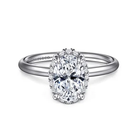 Flash Sale On Exquisite Jewelry – Don't Miss Out Seattle - 14K White Gold Oval Hidden Halo Diamond Engagement Ring (Setting Only) Flash Sale On Exquisite Jewelry – Don't Miss Out Seattle - 14K White Gold Oval Hidden Halo Diamond Engagement Ring (Setting Only)
