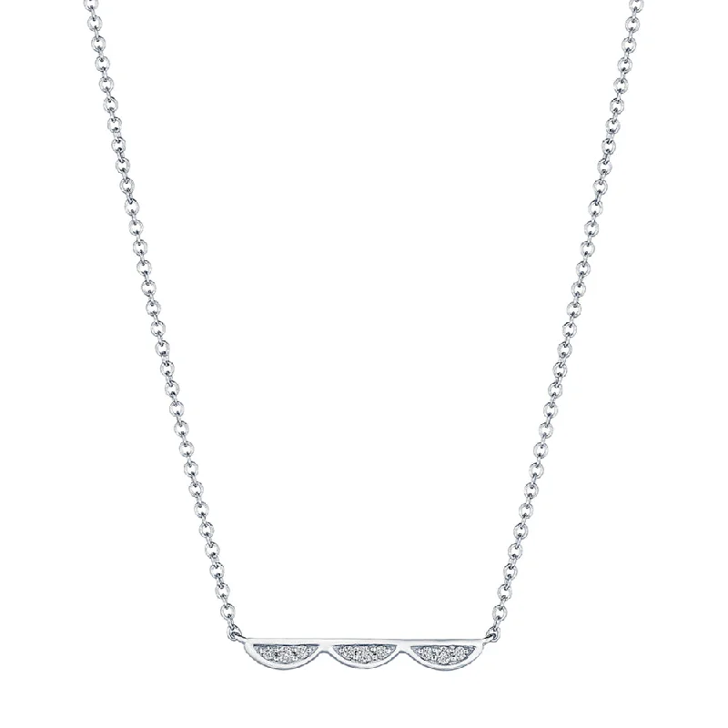 Discounted Jewelry For A Glamorous Look Tacori Closed Crescent Diamond Necklace - Petite Discounted Jewelry For A Glamorous Look Tacori Closed Crescent Diamond Necklace - Petite
